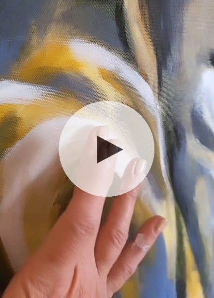 ArteDiAlina.com painting: Don't turn around